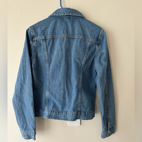 Hudson Jeans Denim Trucker Jacket S/M Color Blue - Picture 4 of 9